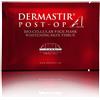 Dermastir Post-OP Bio-Cellular Face Mask Whitening Skin Tissue - Maschera Viso Biocellulare Illuminante, antirughe, con Acido Ialuronico, Vitamina E e Acido Ellagico - Made in France, 30ml