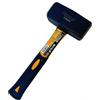 TANIASHOP Martello Mazzetta Mazzuolo da Muratore 2000G Mazzola Con Manico in Vetroresina con Impugnatura Ergonomica Antiscivolo