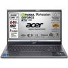 Acer Notebook Acer Intel Core i7-1255U 10 Core RAM 64GB SSD 1TB RTX 2050 Finger Retro