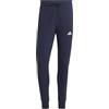 adidas Essentials French Terry Tapered Cuff 3-Stripes Joggers Pantaloni sportivi, Legend Ink/White, L Uomo