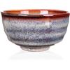 Goodwei Ciotola Matcha tradizionale Chawan in Ceramica, 180 ml | Tazza da tè realizzata a mano (Uji)