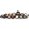 TAMASHII: Bracciale unisex e taglia unica originale tibetano, AGATA LACE MOOSK, BHS900-162