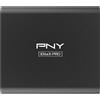 Pny SSD 500GB Pny EliteX-Pro Usb 3.2 Gen2 NVMe Nero