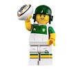 LEGO Minifigures Series 19 Rugby Player Minifigure with Ball 71025 (Bagged)