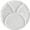 La Porcellana Bianca - Convivio fonduta/Party Piastra cm 26 GB, Bianco