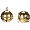 Rayher Deco-Campanelli di Metallo (Tondi), Oro, Busta 2 Pz, 2503506