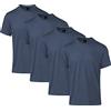 Gildan Softstyle CVC Short Sleeve T-Shirt, Style G67000/G64000cvc, Multipack, Nebbia Marina, L (Pacco da 4) Uomo