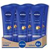 NIVEA Crema Mani Nutriente in Confezione da 6 x 100 ml, Crema Nutriente Arricchita con Olio di Mandorla, Crema Profumata per le Mani dalla Formula Idratante