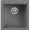 Elleci LKQ10299 Lavello da Incasso 1 vasca Monovasca Sopratop 47 x 50 cm finitura Keratek Dark Grey 99 Quadra 102