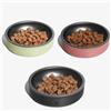 Zee.Cat Ciotola per Gatti Duo Bowl d.18cm 430ml, verde-oliva