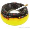 Black Dragon BIG BROWN DONUT ASHTRAY : GRANDE POSACENERE A FORMA DI CIAMBELLA MARRONE | PORTACENERE DA TAVOLO
