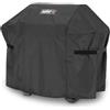 Weber Copertura per BBQ premium per serie Spirit & Spirit II 300, traspirante, resistente ai raggi UV e all'acqua, con chiusura in velcro per fissaggio - Nero (7183)