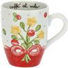 THUN - Mug Mazzo di Stelle Sweet Christmas - Porcellana - Linea Sweet Christmas - Living, Arredare la Casa - 300 ml, Box: 19,5x12,5x11; Mug: Ø 8,5