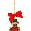 THUN - Addobbi Natalizi, Teddy Schiaccianoce in Ceramica Decorata a Mano, Versione Piccolo - Idea Regalo Natale 2022-4.8x3x5.2 cm h