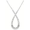 SWAROVSKI COLLANA HYPERBOLA, BIANCO, PLACCATO RODIO 5679438