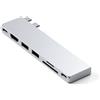 Satechi ST-HUCPHSS Pro Hub Slim Adapter Type-C per Apple Macbook Type-C Argento