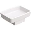 Lineabeta Portasapone Dado in ceramica bianco