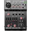 Audibax 202 Go - Console di Missaggio Audio - Mixer Audio a 3 Canali - Ingresso Microfono - Interfaccia USB - Equalizzatore a 2 Bande - Alimentazione Phantom 48 V