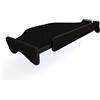 F-Core TAVOLO CRUSCOTTO CENTRALE CABINA NERO ROSSO IN LEGNO CON LED DAF XF 106 EURO 6
