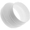 Repa Market Riduttore per condotto rotondo da 150 mm a 125 mm, riduttore in PVC DWV (scarico, scarico e sfiato), accoppiamento riduttore (plastica, da 150 mm a 125 mm)