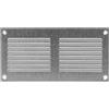 Repa Market Griglia di ventilazione zincata 200 mm x 100 mm con schermo a maglie - Copertura di sfiato interna ed esterna - Applicazioni di riscaldamento, raffreddamento e ventilazione