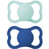 BAMED BABY ITALIA Srl MAM AIR SUCCHIETTO 16+ MESI SILICONE MASCHIO 2 PEZZI