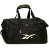 Reebok Malden Borsa da viaggio nera 45 x 23,5 x 19 cm Poliestere 22,5 L by Joumma Bags, Nero, Taglia unica, Borsa da viaggio