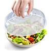 HERCHR Copertura Antispruzzo Per Microonde, Coperchio microonde per riscaldare gli alimenti, Coperchio per Microonde Antischizzo, coperchio paraspruzzi in plastica per forno a microonde(23cm)