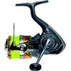 DAIWA 20 Laguna LT 2000, Mulinello da Pesca Spinning, Frizione Anteriore, Imbobinata con J-Braid X4 0.13 Giallo