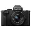 Panasonic Lumix DC-G100DKEGK Fotocamera Mirrorless Micro Quattro Terzi con Obiettivo Lumix G Vario 12-32mm F3.5-5.6, 20.3MP, 4K 30p e FHD 60 Video, Videocamera per Vlogging, Ricarica USB-C, Nero