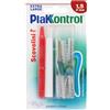 Extra Large Plakkontrol 1,5mm 6 pz Spazzolino da denti