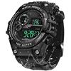 Orologio Sportivo Uomo Subacqueo 10 ATM Impermeabile | Digitale Con Cronografo E Doppio Fuso Orario