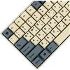 YMDK 145 Albicocca Giallo Coreano Dye-Sub Mac Keycaps Spessore PBT Cherry Profile Tappi chiave per TKL 61 64 68 75 87 96 104 108 GMMK MX Tastiera Meccanica