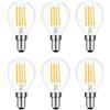 Akynite Lampadina Globo LED G45 E14 Luce Calda 2700K 400LM, AC 220-240V, Lampadine Sfera Filamento LED Attacco Piccola, Lampadina Decorativa E14 Calda per Lampadario, Non Dimmerabile, set di 6