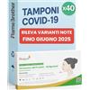 Flamebrother Hotgen - Tampone Rapido Covid 19 Nasale, Kit Rapido Tampone per l'Antigene SARS-COV-2 -Test Antigenico Rapido, Singolarmente imbustate, Scatola da 40 Test
