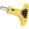 Kozelo Ratchet Cacciavite Regolabile Maniglia - T Forma Multiuso Supporto per 1/4 Esagonale Gambo Bit