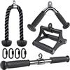 Kipika Attacco per Tricipiti, Corda Tricipiti Corda Palestra Maniglia Pulley Accessori per Macchine per Cavi per Palestra Domestica, Sistema a Puleggia per Palestra, Attacco Pull-Down LAT