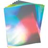 Rayher Carta effetto ologramma, A4, argento, 300g/m², 10fogli, 67300606