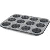 SALTER Megastone BW070381EU7 - Teglia da forno per muffin, in acciaio al carbonio, antiaderente, senza PFOA, resistente al forno, resistente e durevole