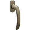 API Maniglia martellina dk UNIVERSALE per finestre balconi,placca in metallo e quadro da 7mm incluso. (Cromo satinato)