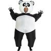 Morph Costume Panda Gonfiabile Adulto, Costume Halloween Nero