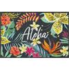 Wash+Dry tappeto Aloha 50x75cm, adatto per interni ed esterni, lavabile