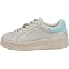 BAGATT D31-ajj07, Scarpe da Ginnastica Donna, Beige Light Blue, 36 EU