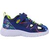 KangaROOS Ki-fastlite Ev, Sandali Unisex-Bambini, Dk Navy Dino Multi, 21 EU