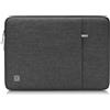 NIDOO 12,9 Pollici Custodia Protettiva per Laptop Borsa Porta PC Portatile Notebook Case per 13 MacBook Pro Air M2 M1/14 MacBook Pro M1/Surface Laptop 3 4/ThinkPad X1 Yoga 7/Carbon 10, Grigio Scuro