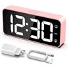 HTN - Digital Anchlock, Orologio Da Comodino A Led Dual Dual Aarmed Con  Luce Notturna, Sveglia Per Bambini, Piccola Sveglia (rosa) - ePrice