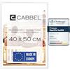 CABBEL confezione singola (1 pz.) Cornice 40x50 cm in legno MDF bianco con plexiglass infrangibile/moderno