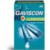 Gaviscon 24 bustine orale sosp 500 mg/10 ml + 267 mg/10 ml menta