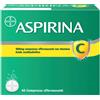 Aspirina C Antinfiammatorio Antidolorifico per Influenza Raffreddore e febbre con Vitamina C, 40 Compresse