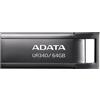 ADATA, UR340 Unità flash USB 3.2 Gen1, in metallo, A prova di schizzi, antiurto, antipolvere, 64GB, Nero